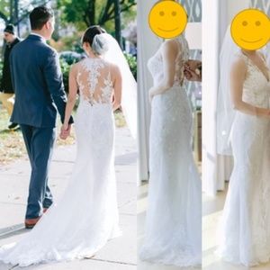 Pronovias Eos Wedding Gown & Custom Veil